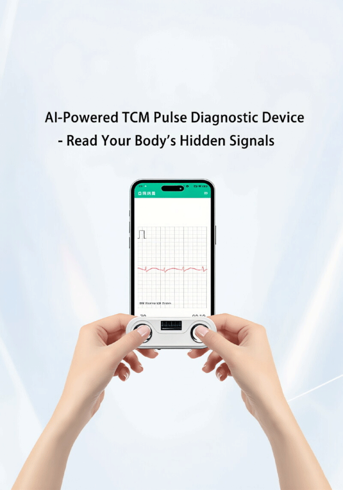 Диагностическое устройство AI Pulse — интеллектуальный сканер тела и анализатор здоровья для традиционной китайской медицины.